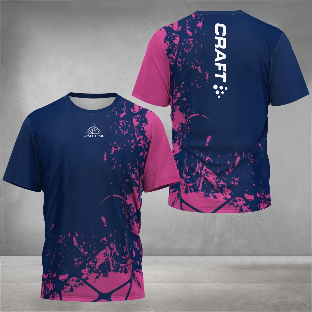 Badminton Emoji - Fashion Tie-Dye Printed Crew Neck T-Shirt