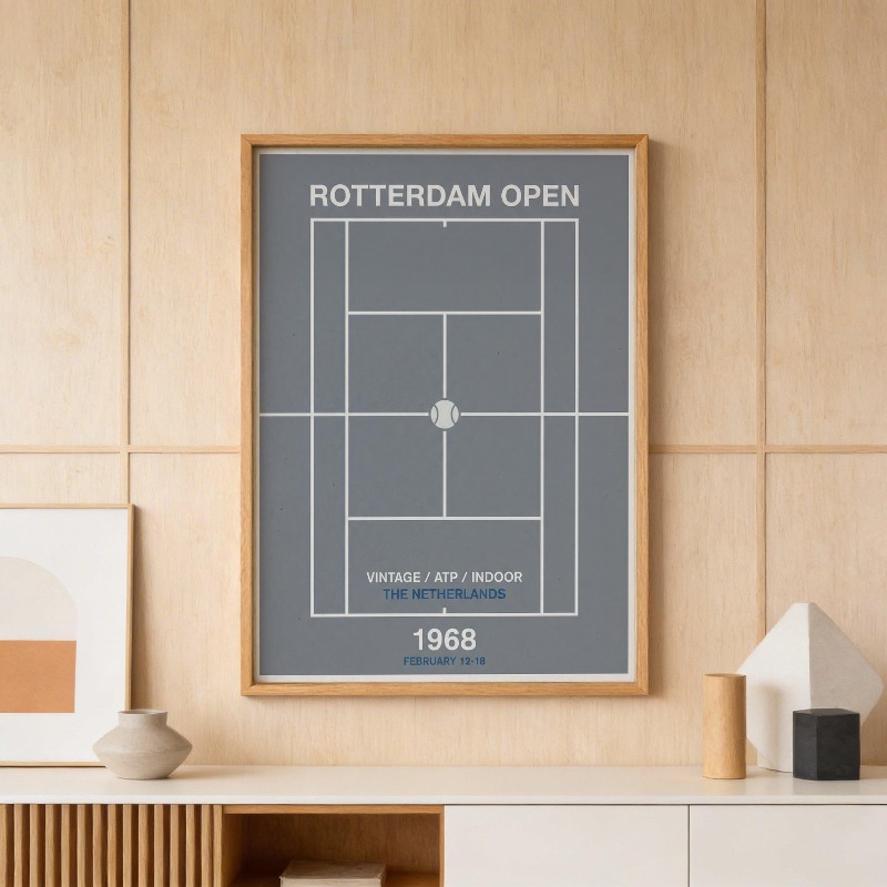 Vintage Tennis Basketball Wall - Badminton Quotes recension och pris