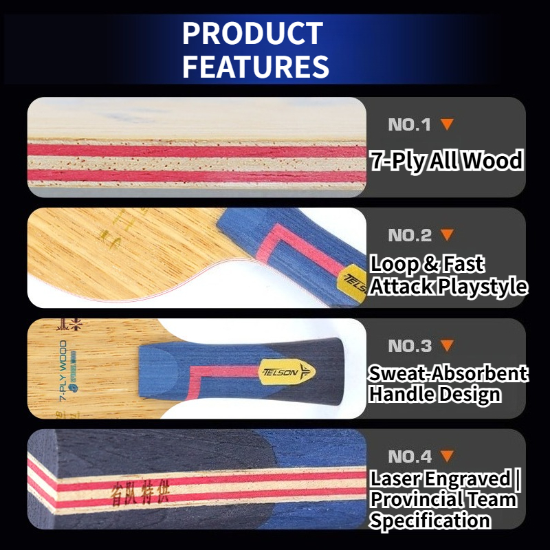LOKI Telson Jifeng 7 Max Table - Badminton Background recension och pris