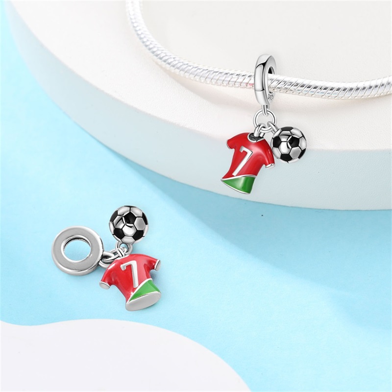 Fashion 925 Silver Football Je - Badminton Emoji recension och pris
